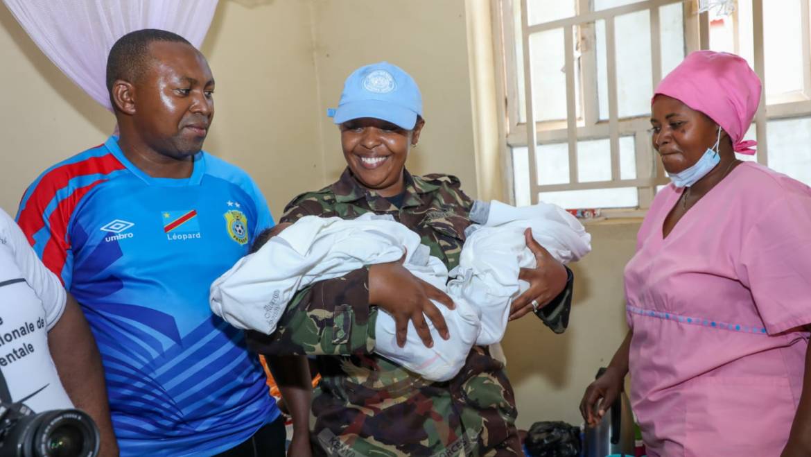 KENYAN PEACEKEEPERS STRENGTHEN
