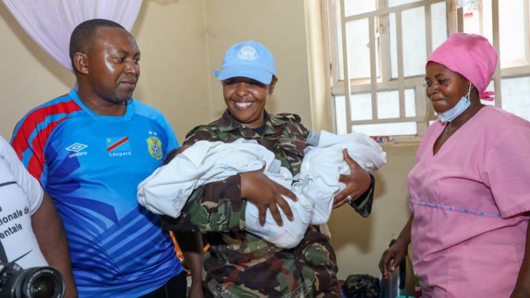 KENYAN PEACEKEEPERS STRENGTHEN
