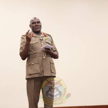 JCSC HOSTS COMMANDER KENYA ARMY FOR A LECTURE OF OPPORTUNITY