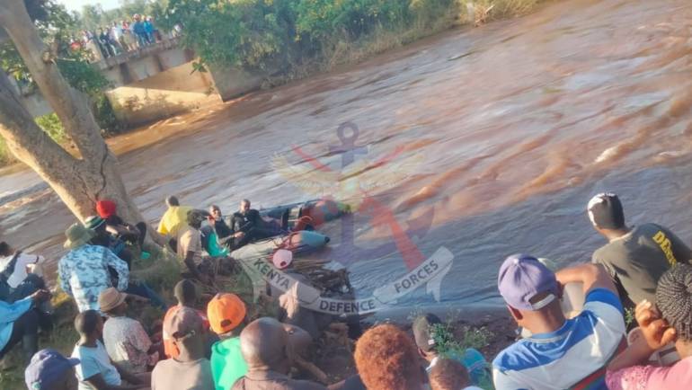 KDF DISASTER RESPONSE BATTALION RECOVER BODY OF MISSING MAN