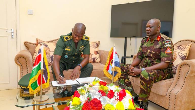 SENEGALESE DEFENCE INSTITUTE WAR COLLEGE DELEGATION VISITS JCSC