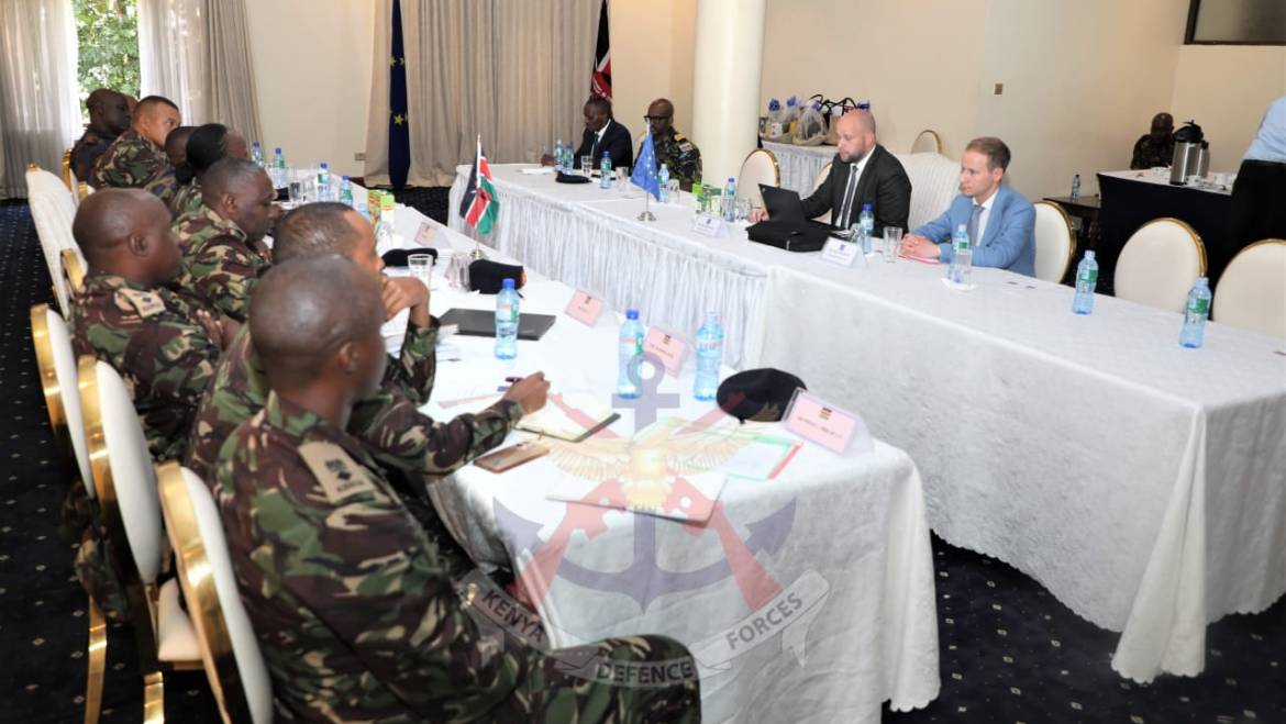 EUROPEAN PEACE FACILITY DELEGATION VISITS DEFENCE HEADQUARTERS