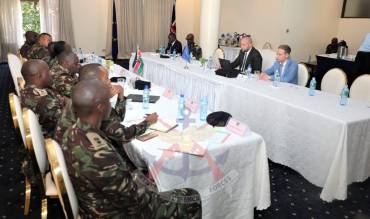 EUROPEAN PEACE FACILITY DELEGATION VISITS DEFENCE HEADQUARTERS