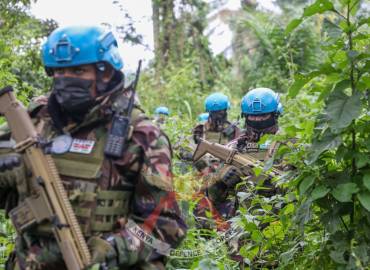 PROTECTING PEACE ON TWO FRONTS