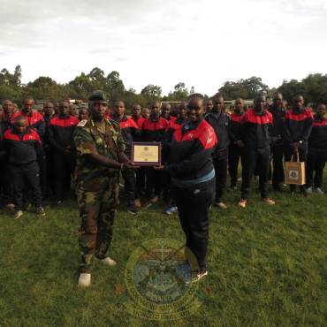 JJCSC 104/26 AND KA 01/26 PARTICIPANTS CONDUCT 10KM FITNESS RUN IN KARURA FOREST