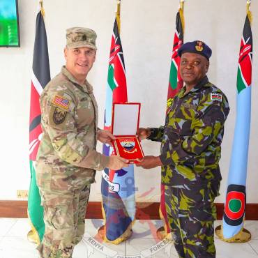 DFSM MEETS U.S. AFRICA COMMAND SENIOR ENLISTED LEADER