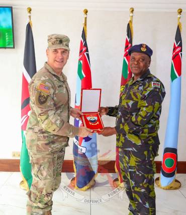 DFSM MEETS U.S. AFRICA COMMAND SENIOR ENLISTED LEADER