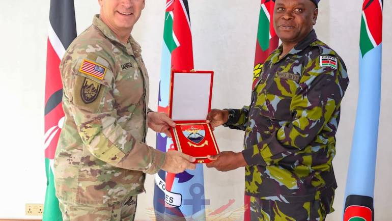 DFSM MEETS U.S. AFRICA COMMAND SENIOR ENLISTED LEADER
