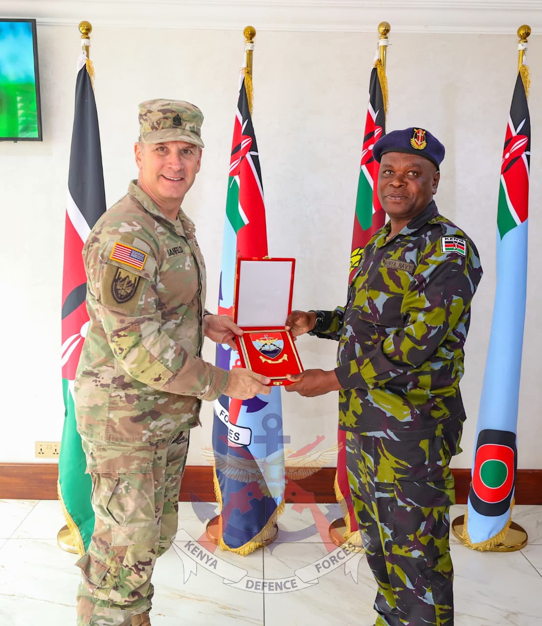 DFSM MEETS U.S. AFRICA COMMAND SENIOR ENLISTED LEADER