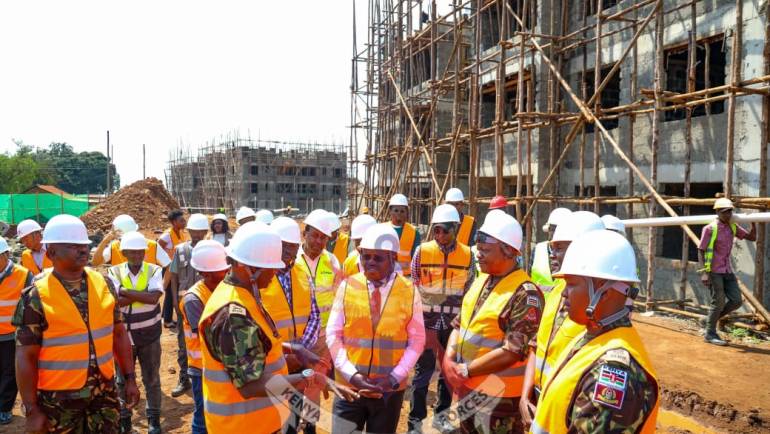 MODERN MILITARY HOUSING PROGRAMME SET TO TRANSFORM THE WELFARE OF KDF PERSONNEL