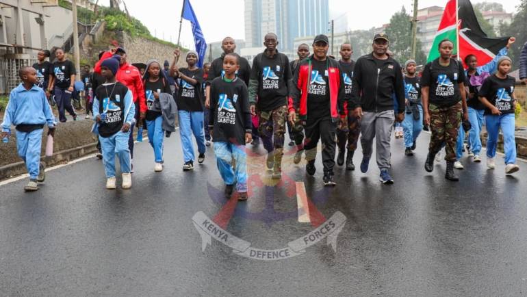 WALK OF HOPE: KDF STEPS FORWARD IN FIGHT AGAINST DIABETES