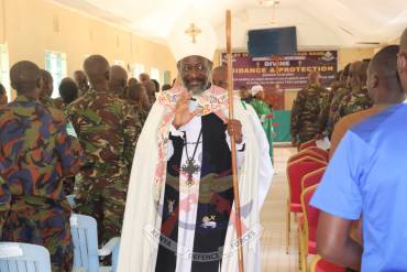 FAITH AS A SOLDIER’S SHIELD: BISHOP VISITS WAJIR AIRBASE