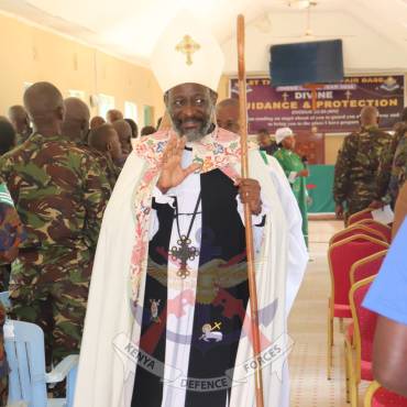 FAITH AS A SOLDIER’S SHIELD: BISHOP VISITS WAJIR AIRBASE