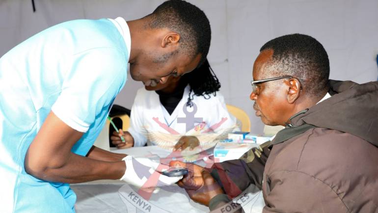 DEFMIS HOLDS MEDICAL CAMP FOR VETERANS