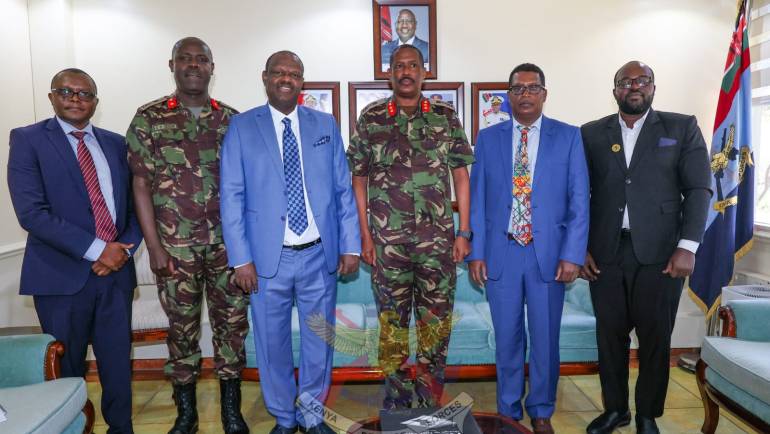 SUSTAINING THE PATH TO PEACE: CTSAMVM LEADERSHIP ENGAGES KDF