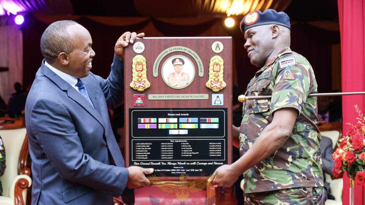 A LEGACY OF SERVICE: KENYA ARMY HONOURS DISTINGUISHED OFFICERS