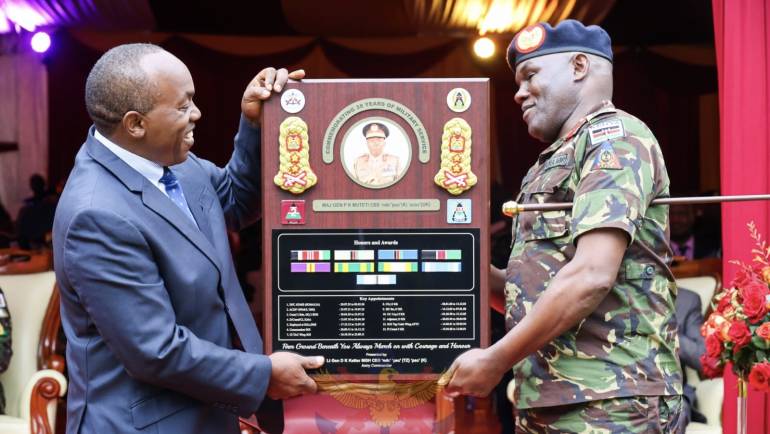 A LEGACY OF SERVICE: KENYA ARMY HONOURS DISTINGUISHED OFFICERS