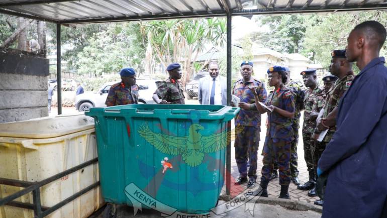 WASTE TO ENERGY: KDF ADVANCES SUSTAINABLE WASTE MANAGEMENT THROUGH INNOVATION