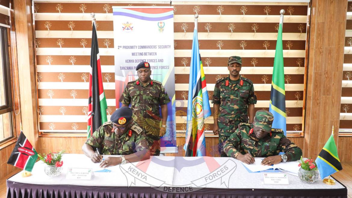 KDF AND TPDF HOLD 2ND PROXIMITY COMMANDERS’ SECURITY MEETING