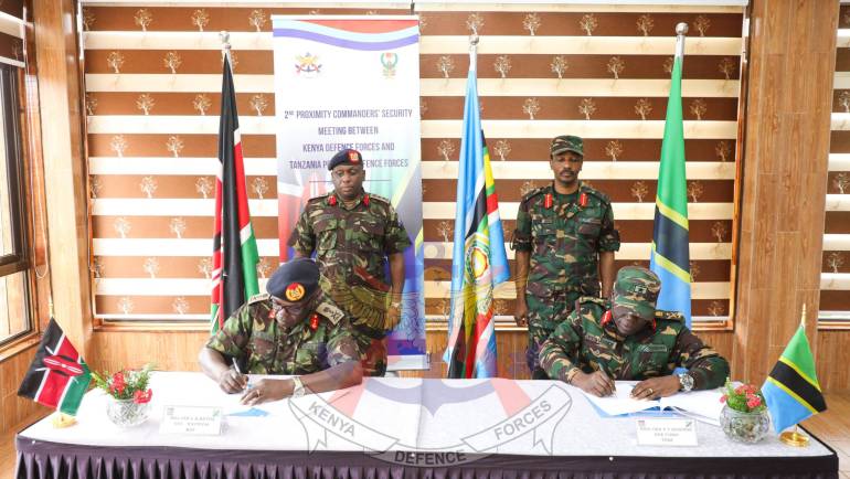 KDF AND TPDF HOLD 2ND PROXIMITY COMMANDERS’ SECURITY MEETING