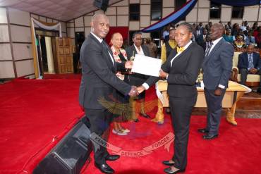 DCHS GRADUATES CHARGED TO UPHOLD PROFESSIONALISM IN MILITARY HEALTHCARE