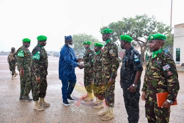 AUSSOM LEADERSHIP ENGAGES KDF TROOPS IN SECTOR TWO