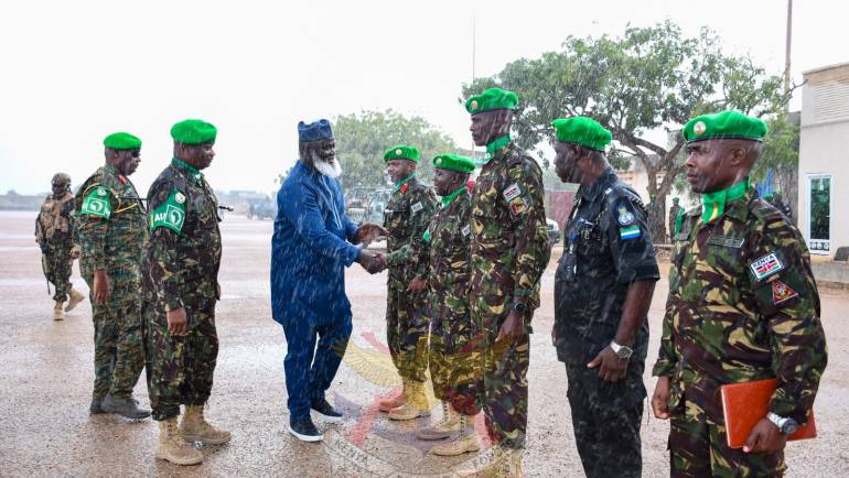 AUSSOM LEADERSHIP ENGAGES KDF TROOPS IN SECTOR TWO
