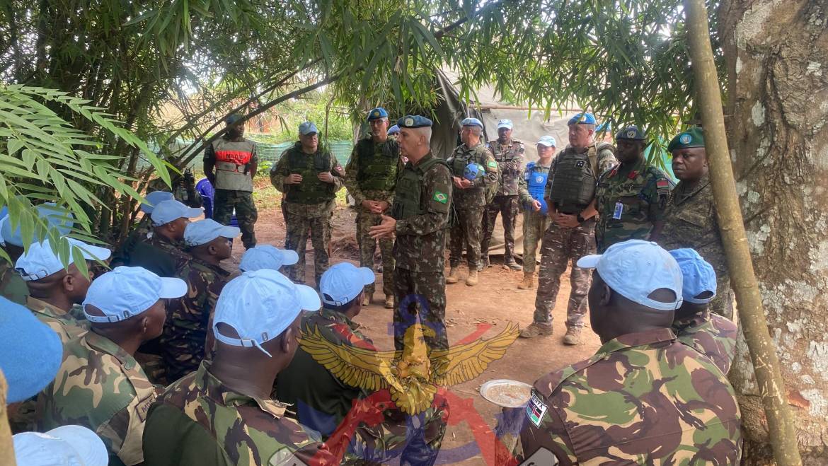 MONUSCO FORCE COMMANDER COMMENDS KENYAN PEACEKEEPERS FOR IMPACT IN MAMBASA