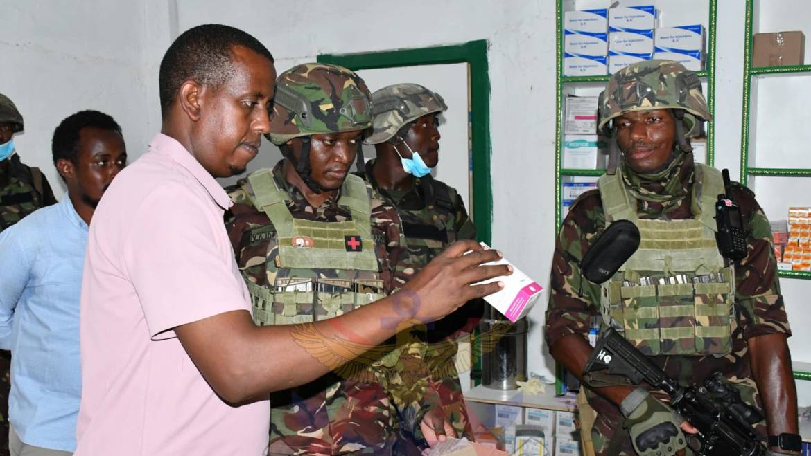 KDF TROOPS ADVANCE COMMUNITY HEALTHCARE IN AFMADHOW