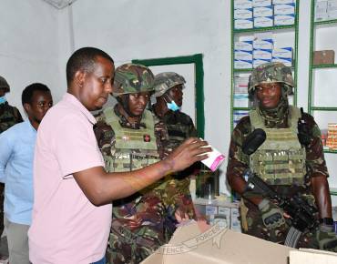 KDF TROOPS ADVANCE COMMUNITY HEALTHCARE IN AFMADHOW