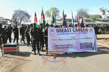 EARLY DETECTION SAVES LIVES: KDF RALLIES AGAINST CANCER