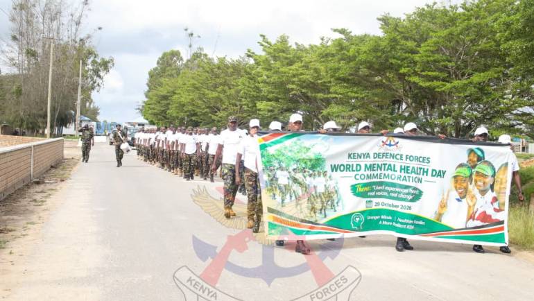 HEALTHY MINDS, RESILIENT FORCE: KDF CHAMPIONS MENTAL WELLNESS AND BREAKING OF STIGMA