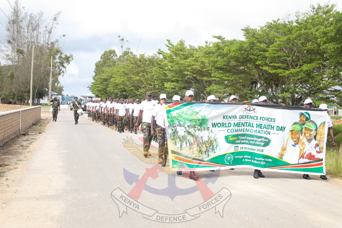HEALTHY MINDS, RESILIENT FORCE: KDF CHAMPIONS MENTAL WELLNESS AND BREAKING OF STIGMA